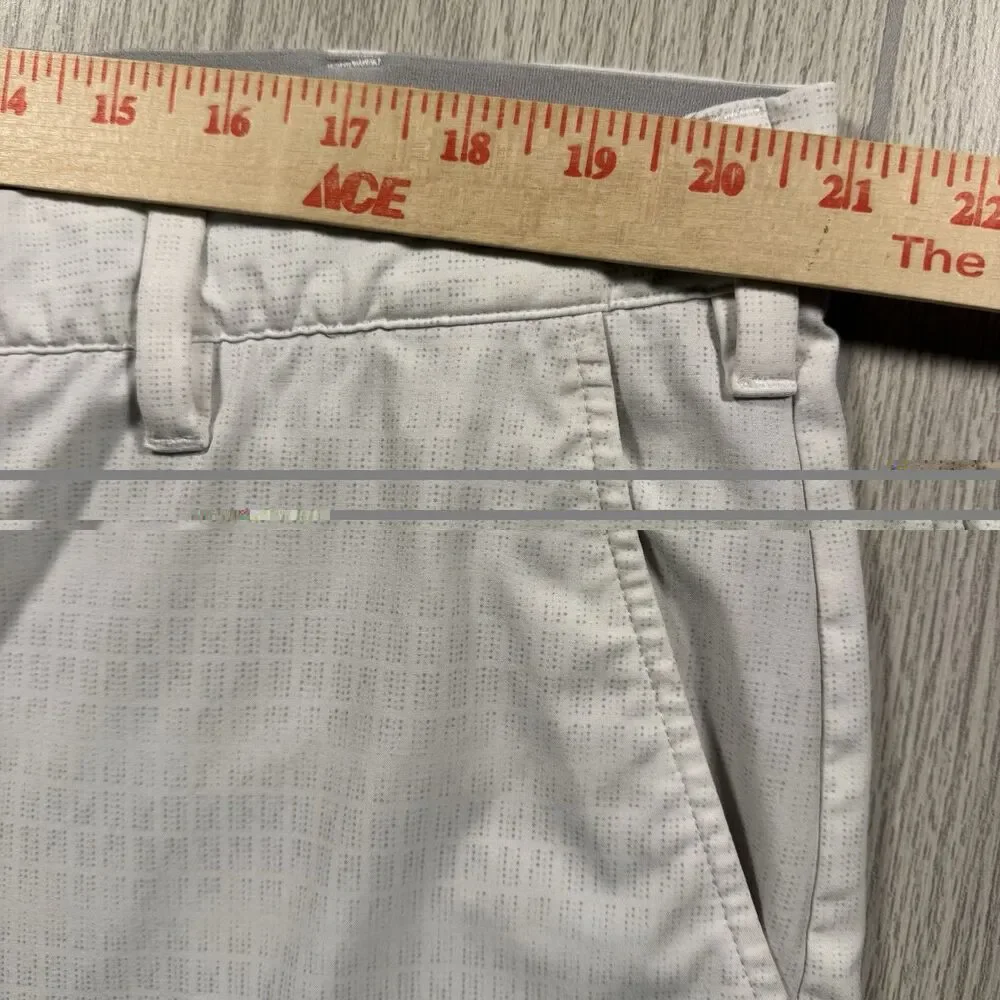 Adidas Golf Shorts Men’s 42 x 10.5 White Performance Stretch Quick Dry Casual